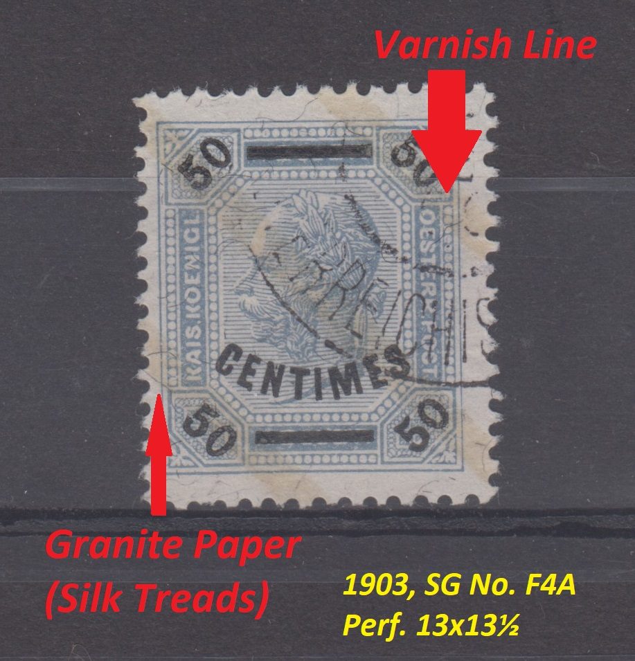 The 1903 Austro-Hungarian Post in Turkey: Varnish Bars as an Anti-Fraud Innovation