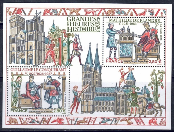 William the Conqueror – A Legendary Figure on French Postage Stamps