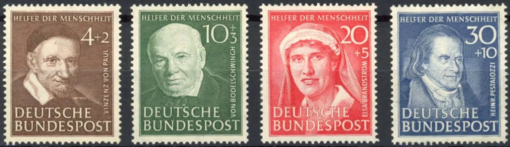1951 Humanitarian Relief Fund Stamps – Honoring the Helpers of Humanity